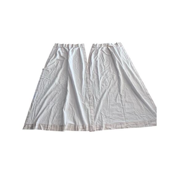 Sears Roebuck 80s Curtains Pair Yellow Woven Textured Retro Pinch Pleat 24x60 - Picture 3 of 8